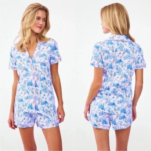 Roller Rabbit Other - Roller Rabbit Ski Toille Pajamas